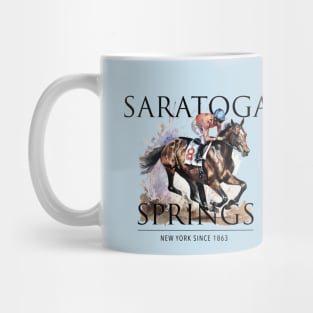 Saratoga Springs Horse Races Mug